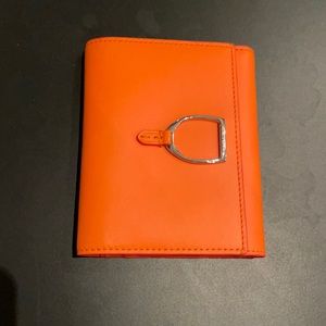 Orange Ralph Lauren wallet (never used)